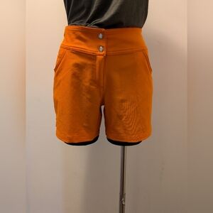 Slazenger Stylish Orange Buttoned Short